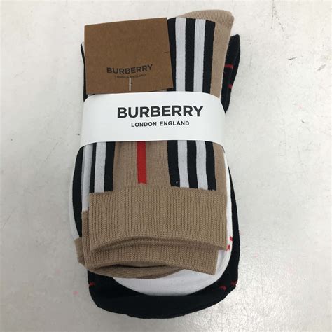 burberry long socks|Burberry socks 3 pack.